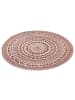 NORTHRUGS In- & Outdoor Wendeteppich Coron Terra Creme rund