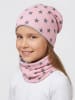 TupTam Unisex Kinder Beanie Mütze Schlauchschal Set in graphit