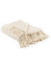 Beliani Kuscheldecke MALU in Beige - (W) 125 x (H) 1 x (L) 150 cm