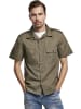 Brandit Hemd "US Ripstop Shirt Short Sleeve" in Grün
