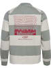 Hummel Longsleeve "Loose Striped Polo Longsleeve" in Grau