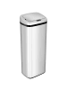 HOMCOM Sensor Mülleimer in Silber 33L x 25B x 84H cm