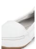 VITAFORM Hirschleder Mokassins in weiß