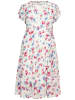 sheego by Joe Browns Chiffonkleid in weiß bedruckt