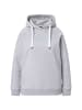 Ulla Popken Sweatshirt in hellgrau mélange