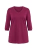 Ulla Popken Longshirt in purpur