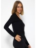 SASSYCLASSY Langarmshirts in schwarz