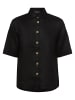 Franco Callegari Leinenbluse in schwarz