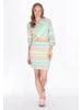 myMo Women Sweater in lime multicolor