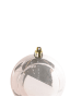 Beliani 36er-Set Weihnachtsbaumkugeln BYGDIN in Rosa/Gold