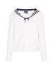 DreiMaster Maritim Women Cardigan in offwhite navy