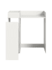 ebuy24 Waschmaschinenschrank Free (2-teilig) Weiß 95 x 60 cm