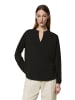 Marc O'Polo Jerseybluse loose in Schwarz