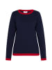 usha BLUE LABEL Strick Pullover in Marine Rot