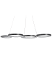 Beliani Pendelleuchten PIBOR in Schwarz - (W) 88 x (H) 100 x (L) 45 cm