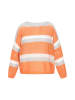 VIRITA Women Sweater in Offwhite Grey Orange