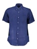 Gant Blau Leinen Hemd