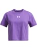 Under Armour Shirt "Ua Crop Sportstyle Logo Ss" in Lila