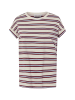 armedangels T-Shirt Idaara Stripe in ecru mehrfarbig