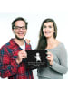 Mr. & Mrs. Panda Mauspad Fechten Eleganz mit Spruch in Schwarz