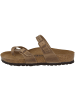 Birkenstock Zehensandale Mayari geöltes Nubukleder normal in braun