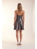 LAONA Kleid Satin Fairytale Dress in Graphite Grey