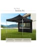tectake Aluminium Pavillon Olivia inklusive Spannseilen, Heringen und Tragetasche, schwa