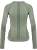 Hummel Hummel T-Shirt L/S Hmlmt Yoga Damen Dehnbarem Atmungsaktiv Schnelltrocknend Nahtlosen in SEAGRASS