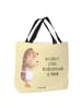 Mr. & Mrs. Panda Tasche Igel Wein mit Spruch in Gelb Pastell