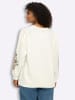 sheego Sweatshirt in champagner-terra