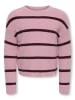 KIDS ONLY Gestreifter Strickpullover Rundhals Kmgfranca in keepsake lilac