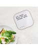 Mr. & Mrs. Panda Grill-Untersetzer Der beste Wein ist... mit Spruch in Weiß