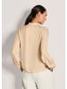 MADELEINE Elegante Bluse mit Rüschen in beige
