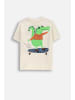 Coccodrillo T-Shirt mit kurzen Ärmeln in ecru