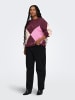 ONLY Carmakoma Strickpullover in Winetasting