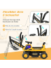 COSTWAY 6V Elektro Sitzbagger in Gelb
