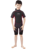 Trespass Kinder Badeeinteiler "Milo 3mm Short" in Schwarz