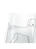 Mr. & Mrs. Panda Kerzenhalter Hund Dogge ohne Spruch in Transparent