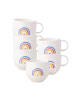 Villeroy & Boch 6er Set Henkelbecher Be Happy With Love 290 ml bunt in bunt