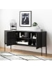 home24 Sideboard DOWLAND in Eiche / Schwarz