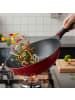 Stoneline SMART Wokpfanne 30 cm, abnehmbarer Griff | mit Deckel in Rot