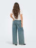 JDY Jeans mit weitem Bein in Medium Blue Denim
