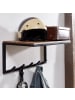 KADIMA DESIGN Wandgarderobe, Akazienholz & Metallgestell, Stilvoll, 70x27x30 cm