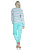 NORMANN Frottee Schlafanzug lang Pyjama - 75040 in mint