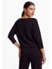 Zero  Langarm-Shirt im Glitzer-Look in Black Beauty