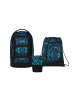Satch Schulrucksack-Set PACK "Caleido Blue" 3-teilig in Blau