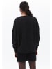 OXXO V-Ausschnitt-Pullover BLACK SHINY