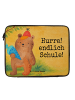 Mr. & Mrs. Panda Laptoptasche Bär Schultüte Design mit Spruch in Weiß