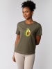 wat? Apparel T-Shirt Avocato in Khaki