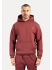 SMILODOX Hoodie Ilyas in Bordeaux